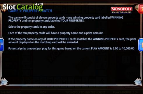Скрин9. Monopoly Round The Houses слот