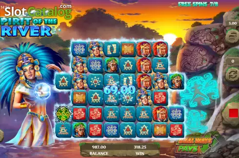 Скрин8. Spirit Of The River слот
