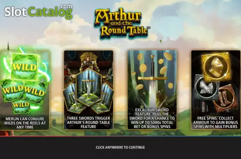 Скрин3. Arthur And The Round Table слот
