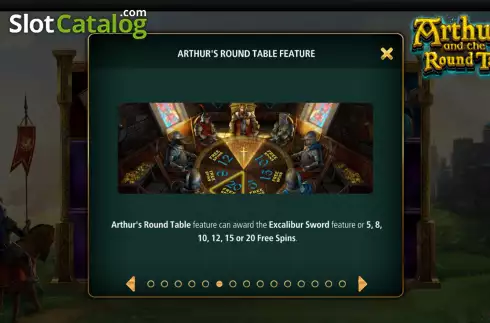 Скрин8. Arthur And The Round Table слот