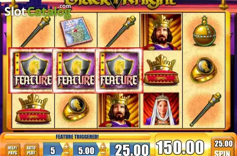 Скрин2. Black Knight (WMS) слот