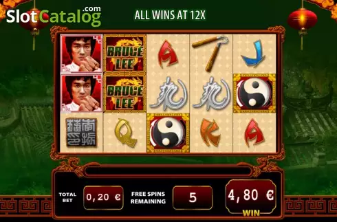Скрин2. Bruce Lee Dragon's Tale слот