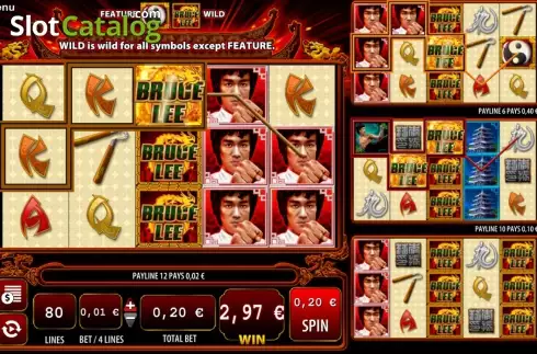 Скрин3. Bruce Lee Dragon's Tale слот