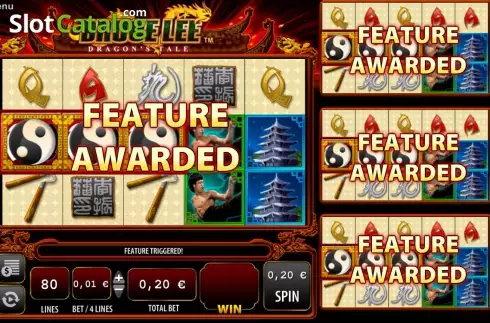Скрин4. Bruce Lee Dragon's Tale слот