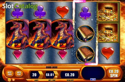 Скрин2. Dragon's Inferno слот