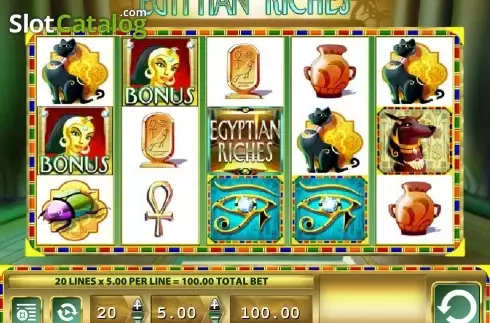 Скрин6. Egyptian Riches (Light and Wonder) слот