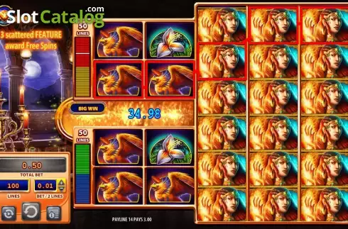 Скрин3. Fire Queen (WMS) слот