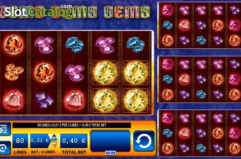 Скрин2. Gems Gems Gems слот