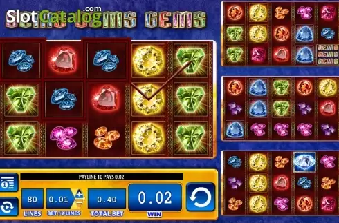 Скрин3. Gems Gems Gems слот