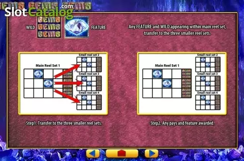 Скрин9. Gems Gems Gems слот