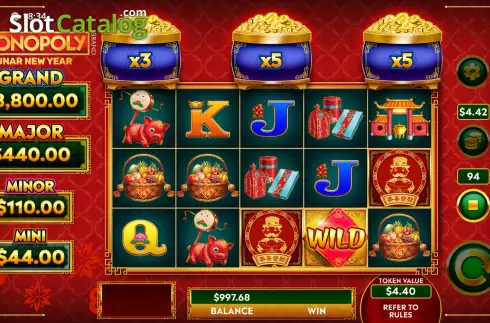 Скрин2. Monopoly Lunar New Year слот