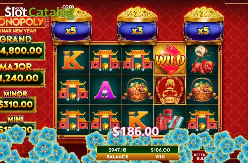 Скрин6. Monopoly Lunar New Year слот