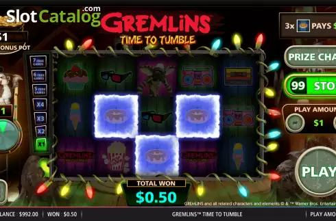 Скрин4. Gremlins Time To Tumble слот