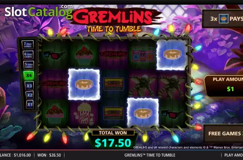 Скрин7. Gremlins Time To Tumble слот