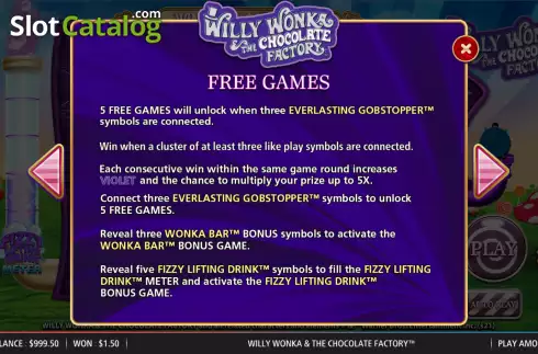 Скрин7. Willy Wonka & The Chocolate Factory слот