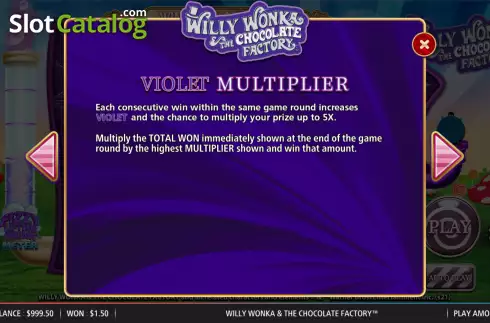 Скрин8. Willy Wonka & The Chocolate Factory слот