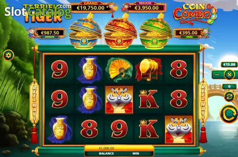 Скрин2. Terrific Tiger Coin Combo слот