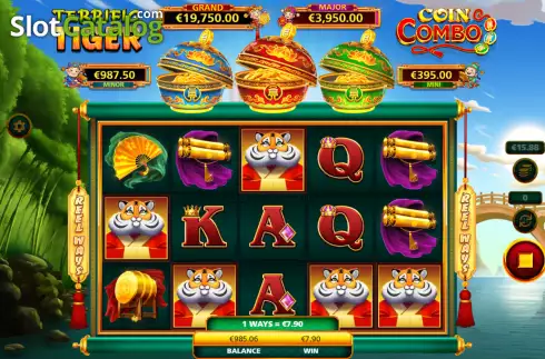 Скрин4. Terrific Tiger Coin Combo слот
