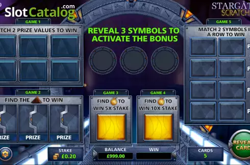 Скрин3. Stargate Scratch слот