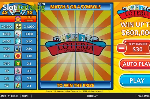 Скрин2. Loteria слот