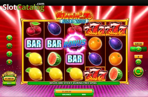 Скрин2. Blazin Hot 7s Big Bonus слот