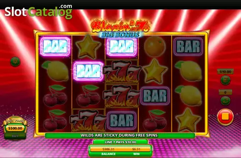 Скрин3. Blazin Hot 7s Big Bonus слот