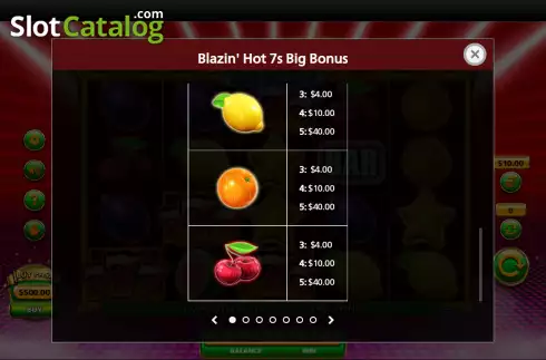 Скрин7. Blazin Hot 7s Big Bonus слот