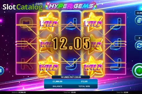 Скрин3. Hyper Gems слот