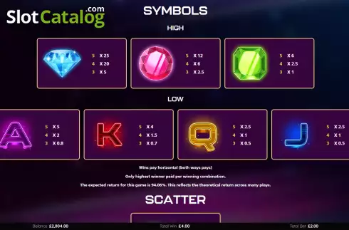 Скрин5. Hyper Gems слот