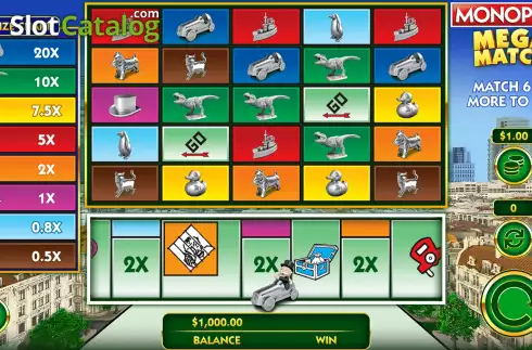 Скрин3. Monopoly Mega Match слот