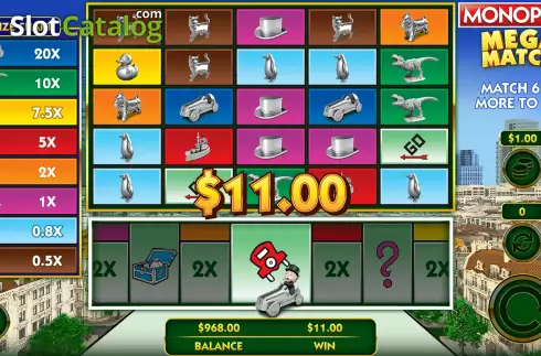 Скрин6. Monopoly Mega Match слот