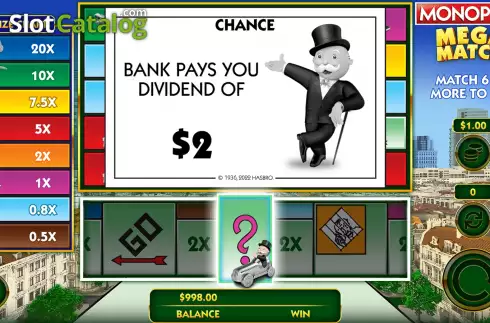Скрин7. Monopoly Mega Match слот