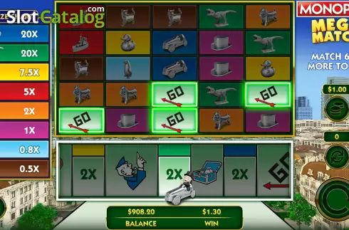 Скрин9. Monopoly Mega Match слот