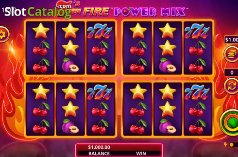 Скрин3. 7s On Fire Power Mix слот