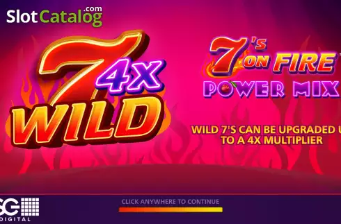 Скрин2. 7s On Fire Power Mix слот