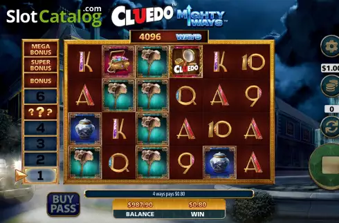 Скрин3. Cluedo Mighty Ways слот
