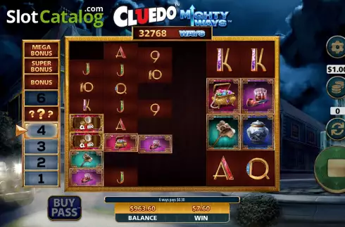 Скрин5. Cluedo Mighty Ways слот