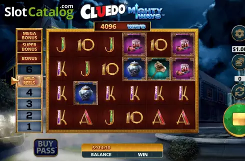 Скрин6. Cluedo Mighty Ways слот
