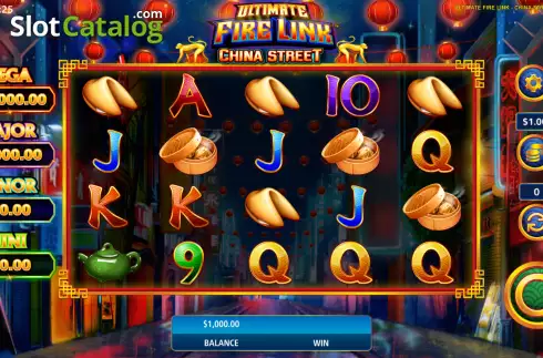 Скрин2. Ultimate Fire Link China Street слот