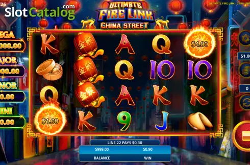 Скрин3. Ultimate Fire Link China Street слот