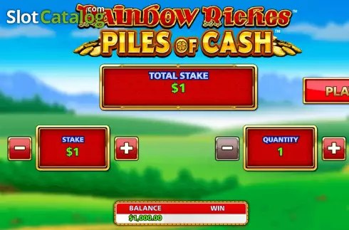 Скрин3. Rainbow Riches Piles Of Cash слот