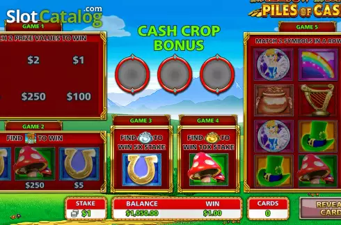 Скрин5. Rainbow Riches Piles Of Cash слот