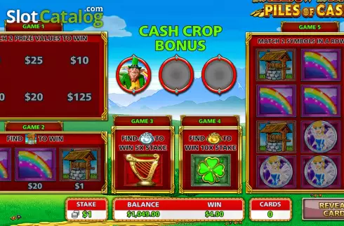 Скрин6. Rainbow Riches Piles Of Cash слот