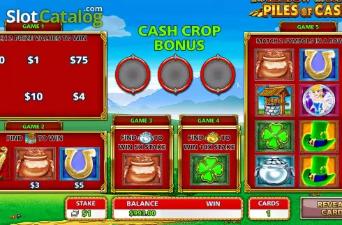 Скрин7. Rainbow Riches Piles Of Cash слот