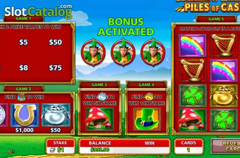 Скрин8. Rainbow Riches Piles Of Cash слот