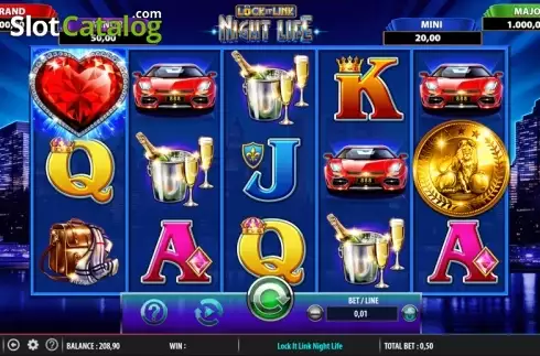 Скрин3. Lock it Link Night Life слот