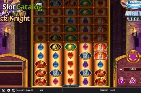 Скрин2. Mighty Black Knight слот