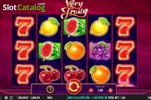 Скрин2. Very Fruity слот