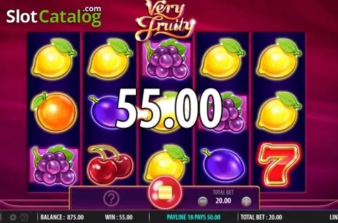 Скрин5. Very Fruity слот