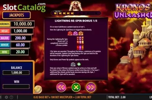 Скрин7. Kronos Unleashed слот